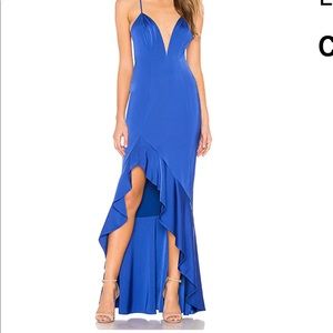 Revolve Lovers + Friends blue gown